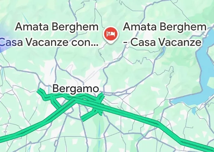 Amata Berghem Con Auto A Disposizione Lejlighed Aviatico